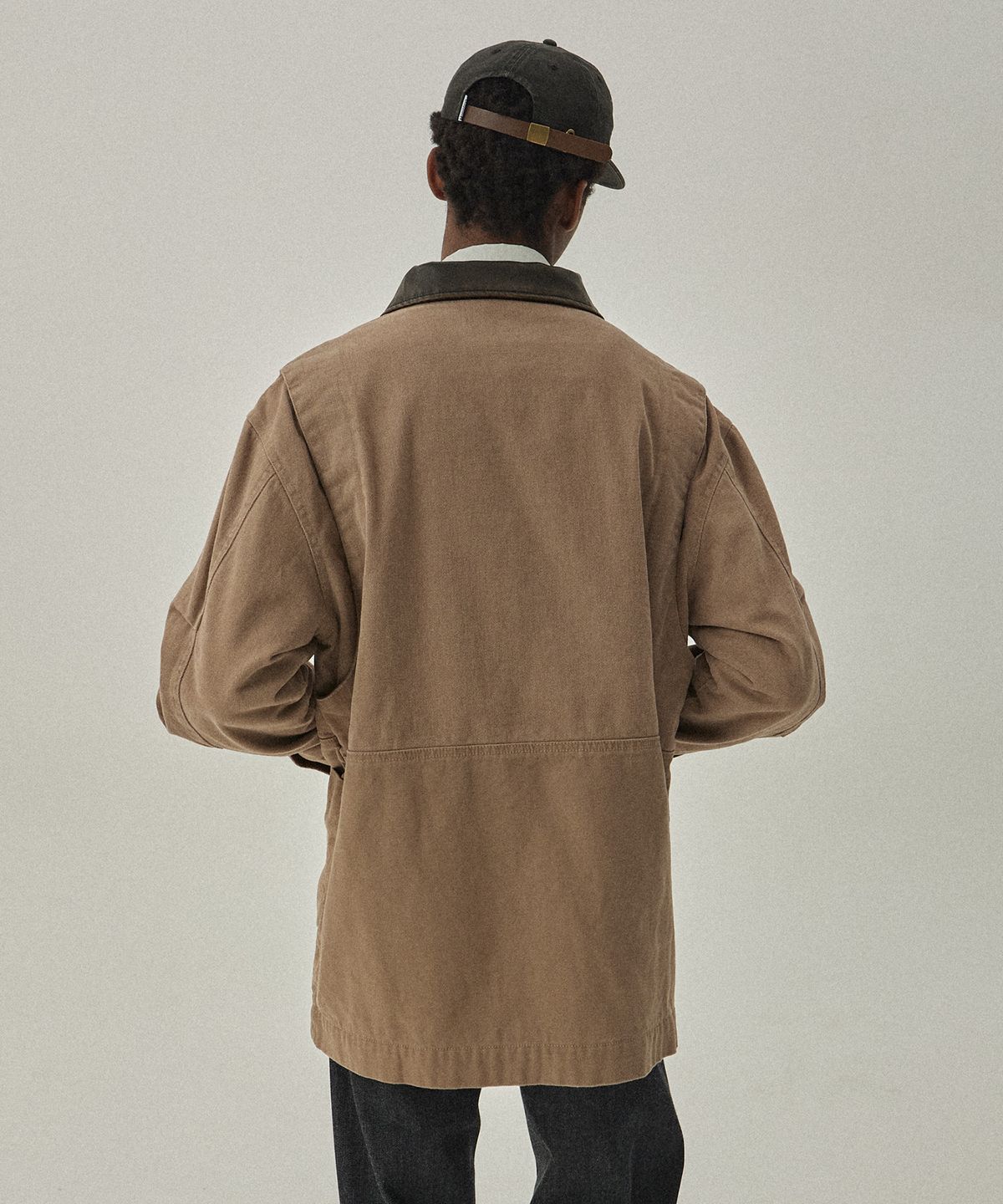 맥우드건(MAGOODGAN) 헤드웨어 9314 피그먼트 코튼 레터링 블랙 볼캡