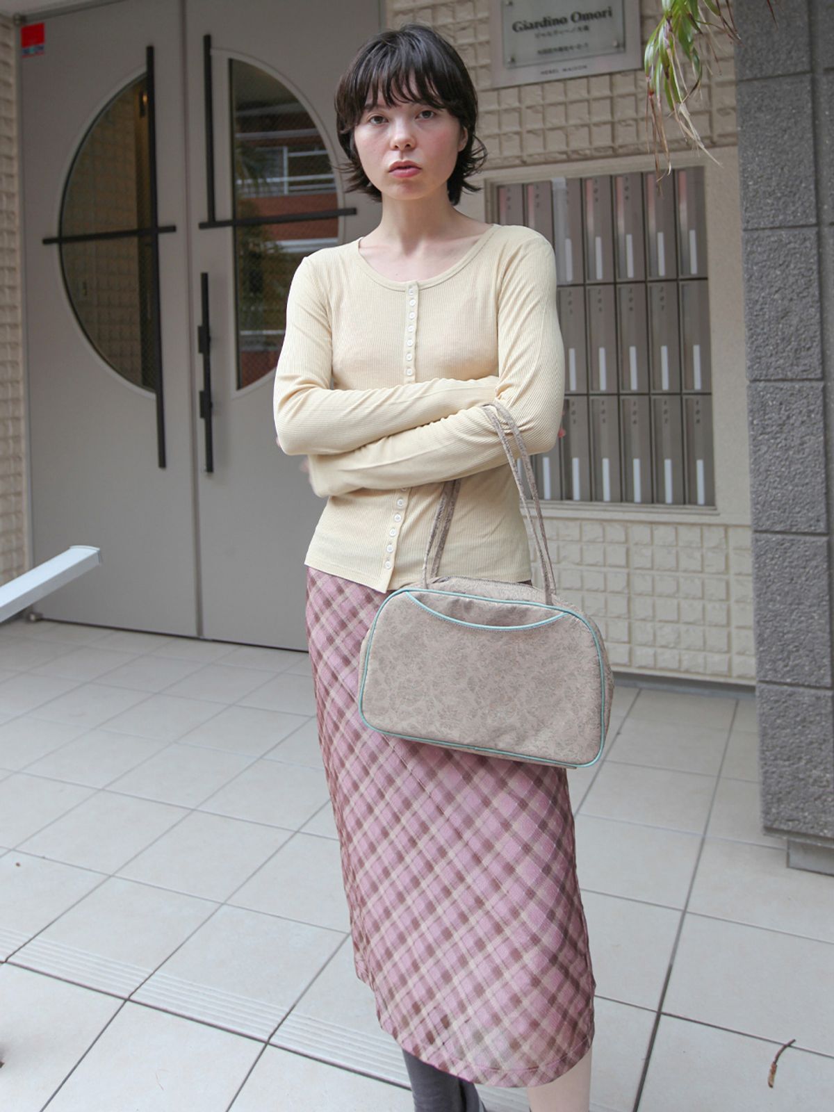 누아누(NUUANU) Raia Cardigan_Sand