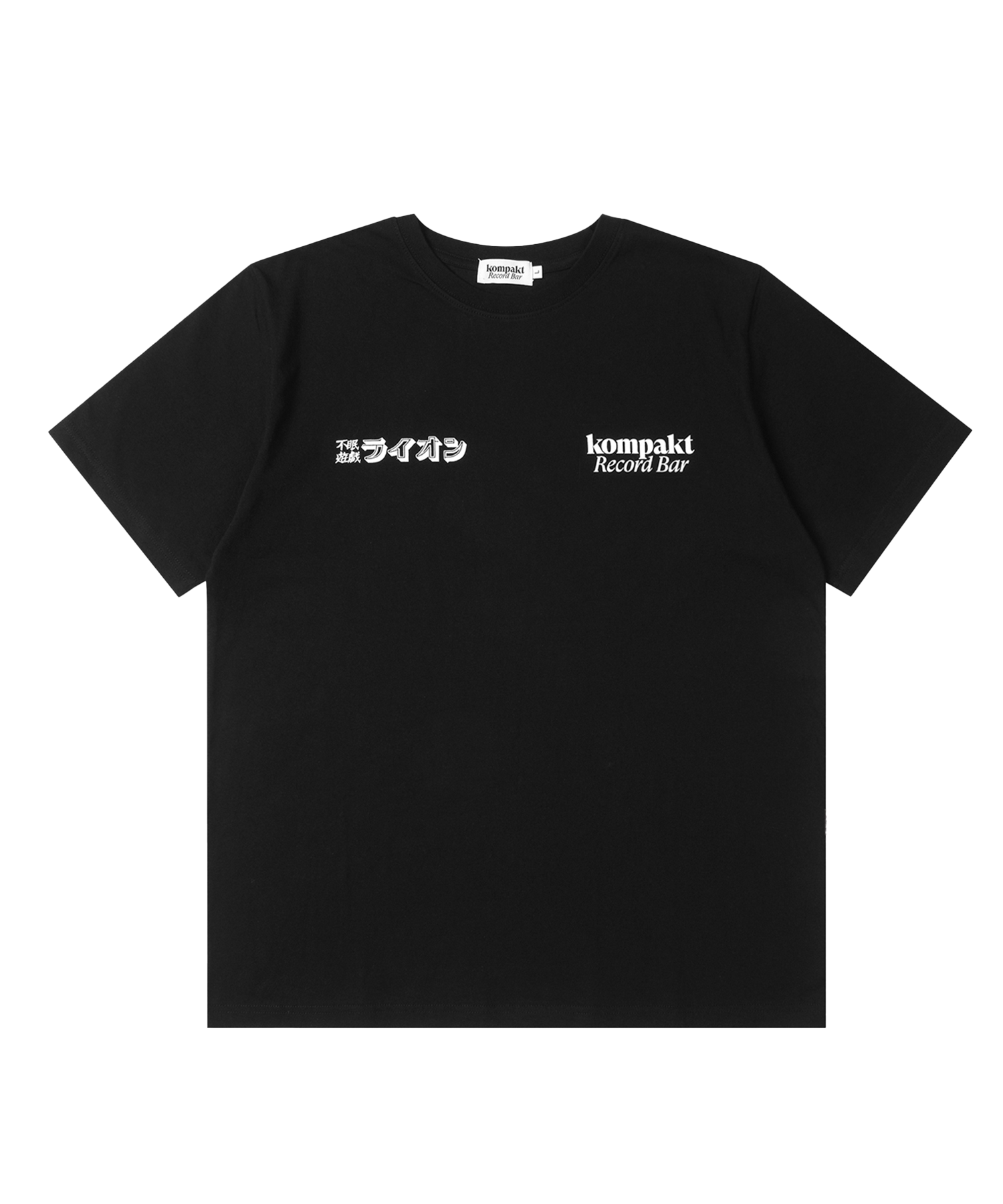 MUSINSA | KOMPAKT RECORD BAR MUSIC BAR LION T-shirt - Black