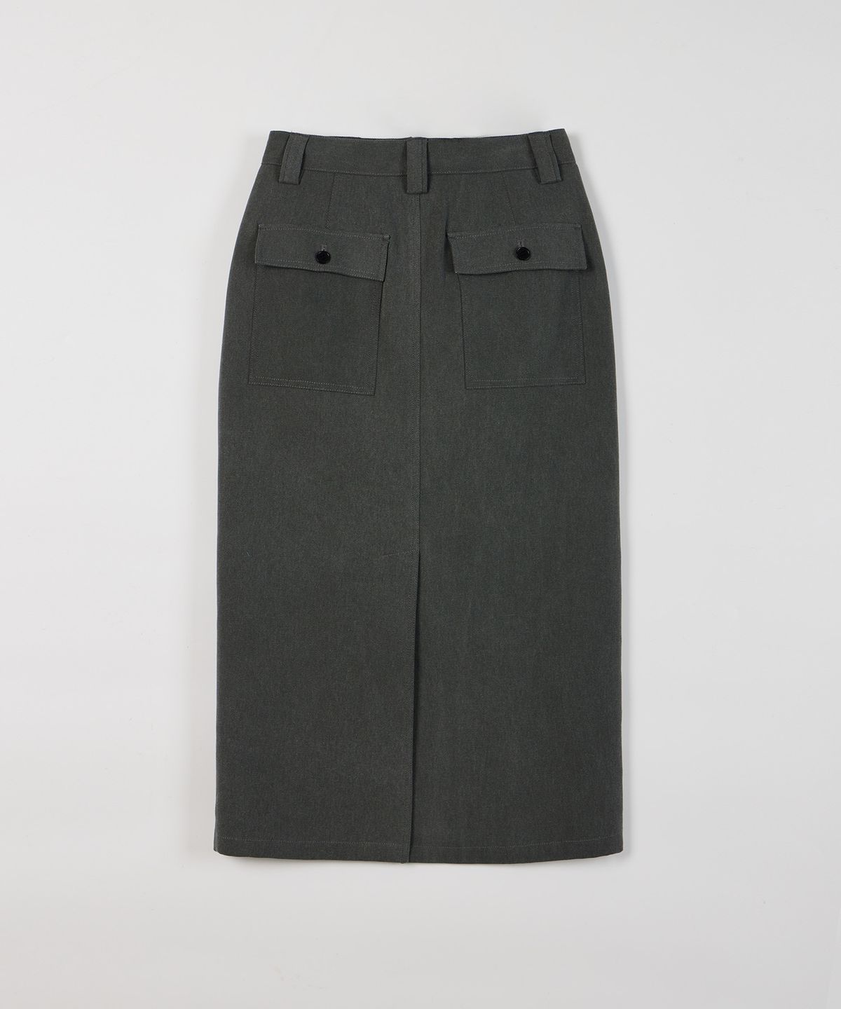 필더스(FIELDERS) WOMAN PIGMENT VINTAGE SKIRT DEEP KHAKI
