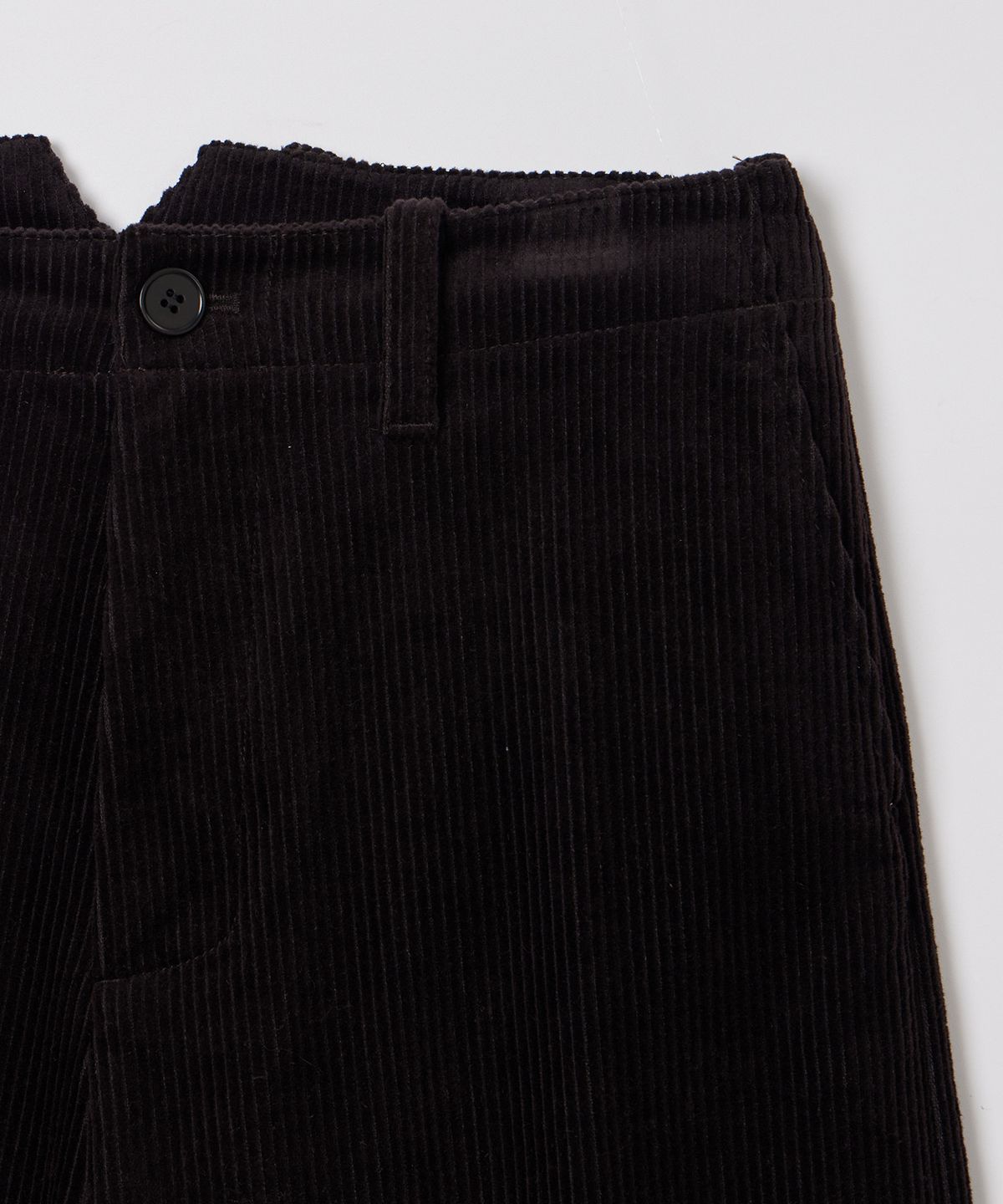 필더스(FIELDERS) WOMAN CLASSIC CORDUROY PANTS DEEP BROWN