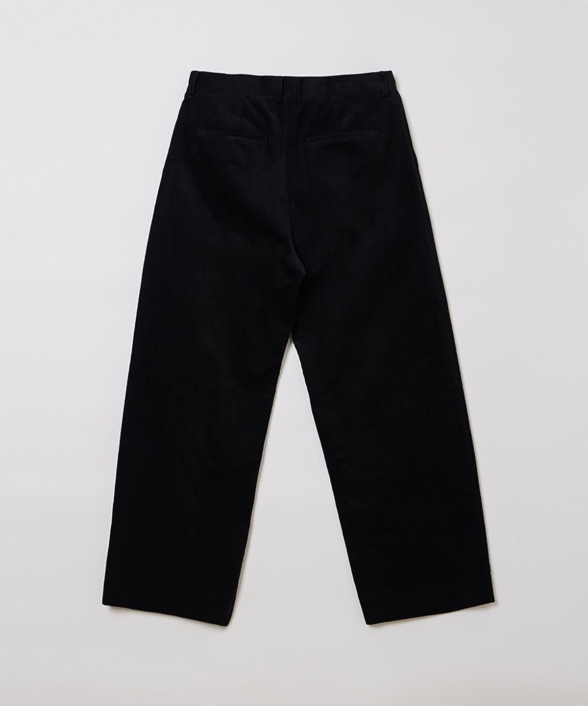 필더스(FIELDERS) MAN ONE TUCK CORDUROY PANTS BLACK