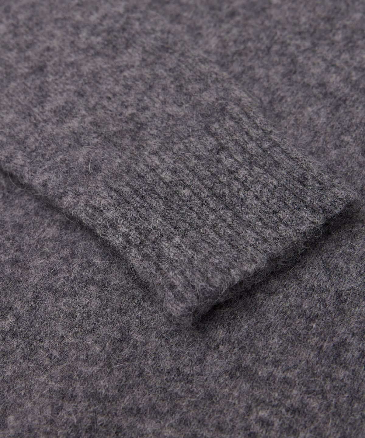 필더스(FIELDERS) ALPACA SHAGGY KNIT GRAY