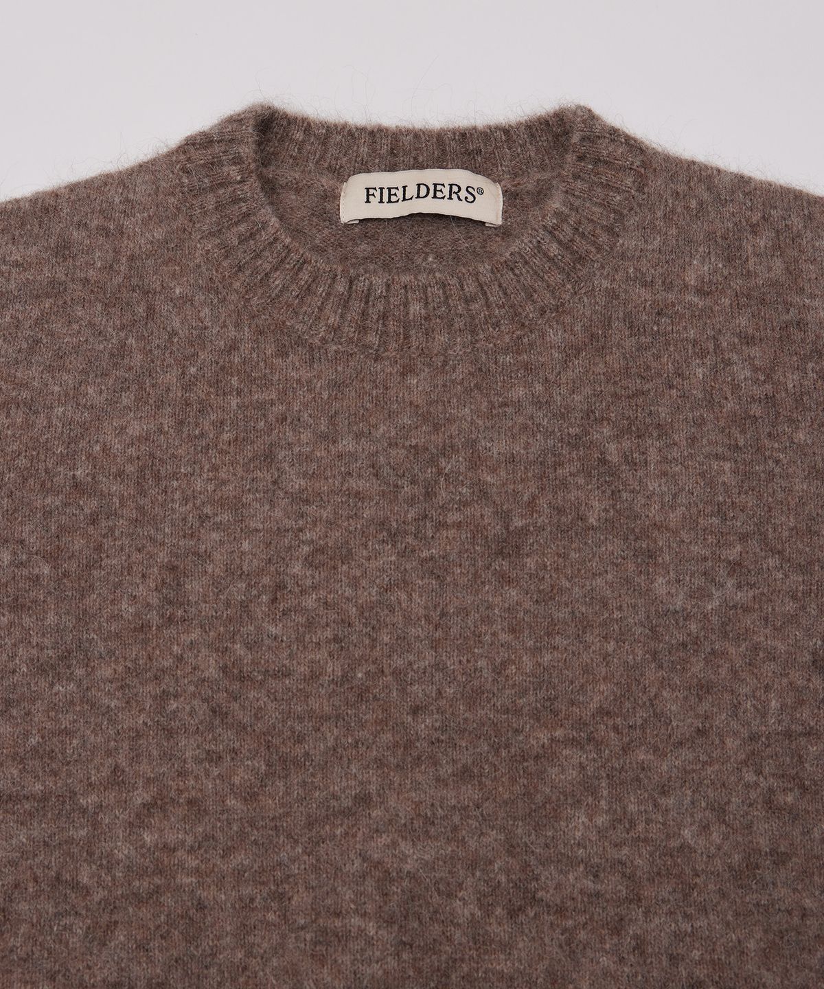 필더스(FIELDERS) ALPACA SHAGGY KNIT MOCHA