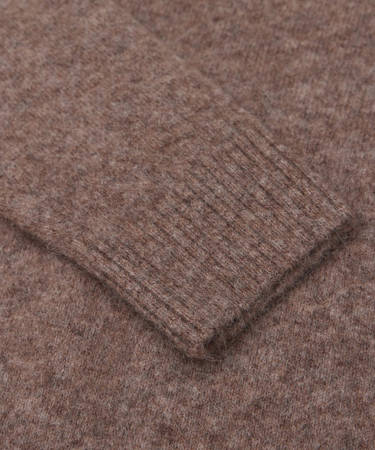 필더스(FIELDERS) ALPACA SHAGGY KNIT MOCHA