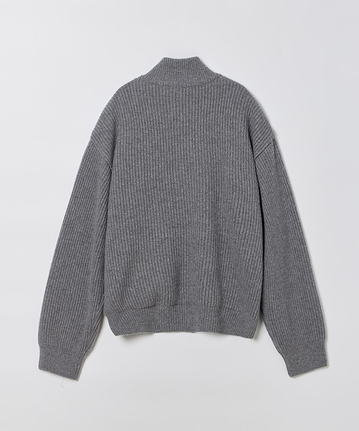 필더스(FIELDERS) FULL KNIT ZIP UP GRAY