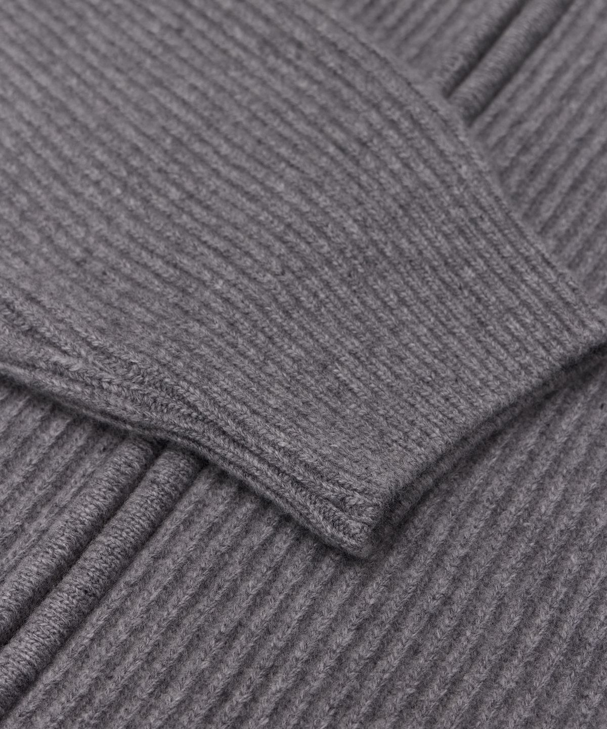 필더스(FIELDERS) FULL KNIT ZIP UP GRAY