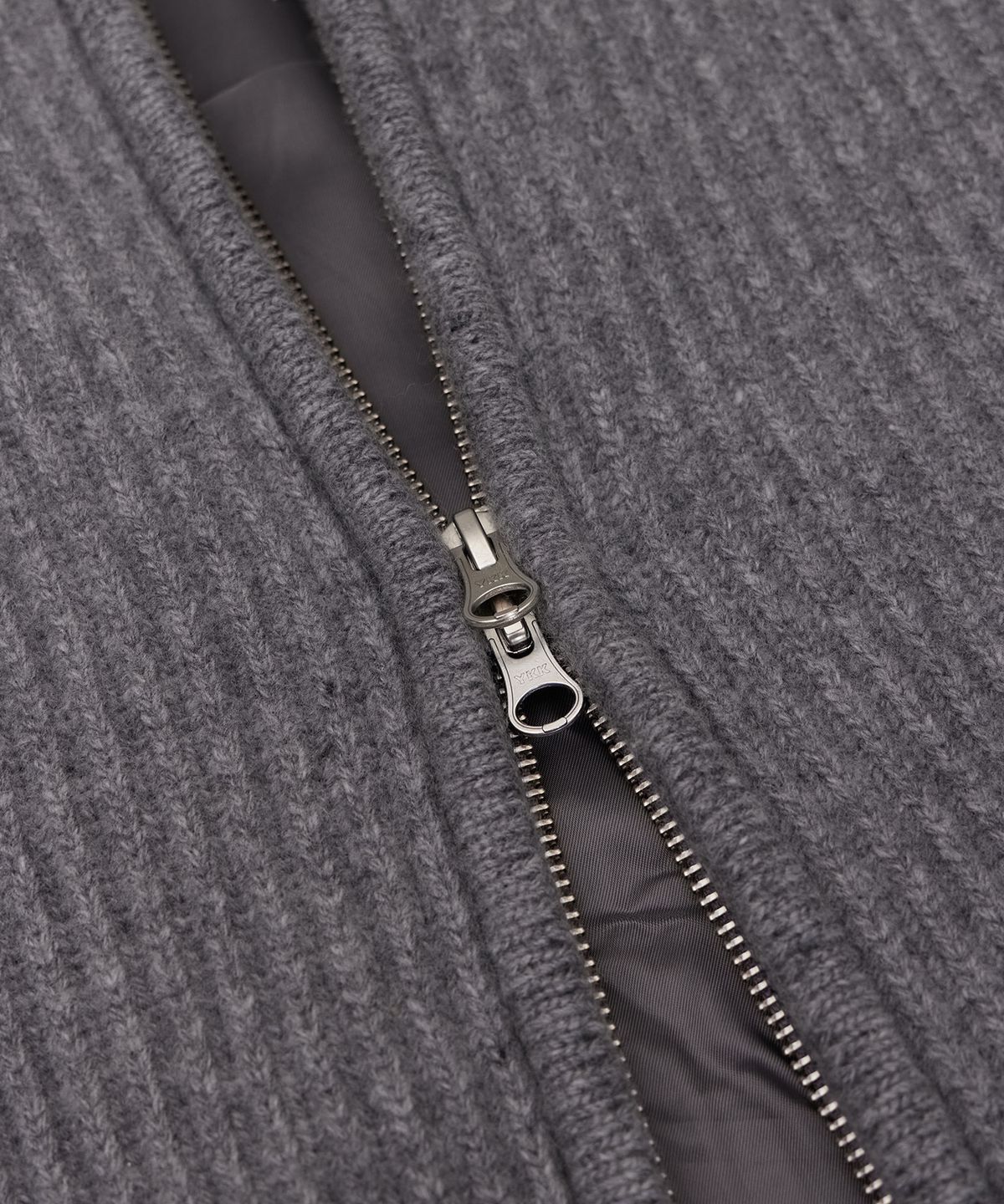필더스(FIELDERS) FULL KNIT ZIP UP GRAY