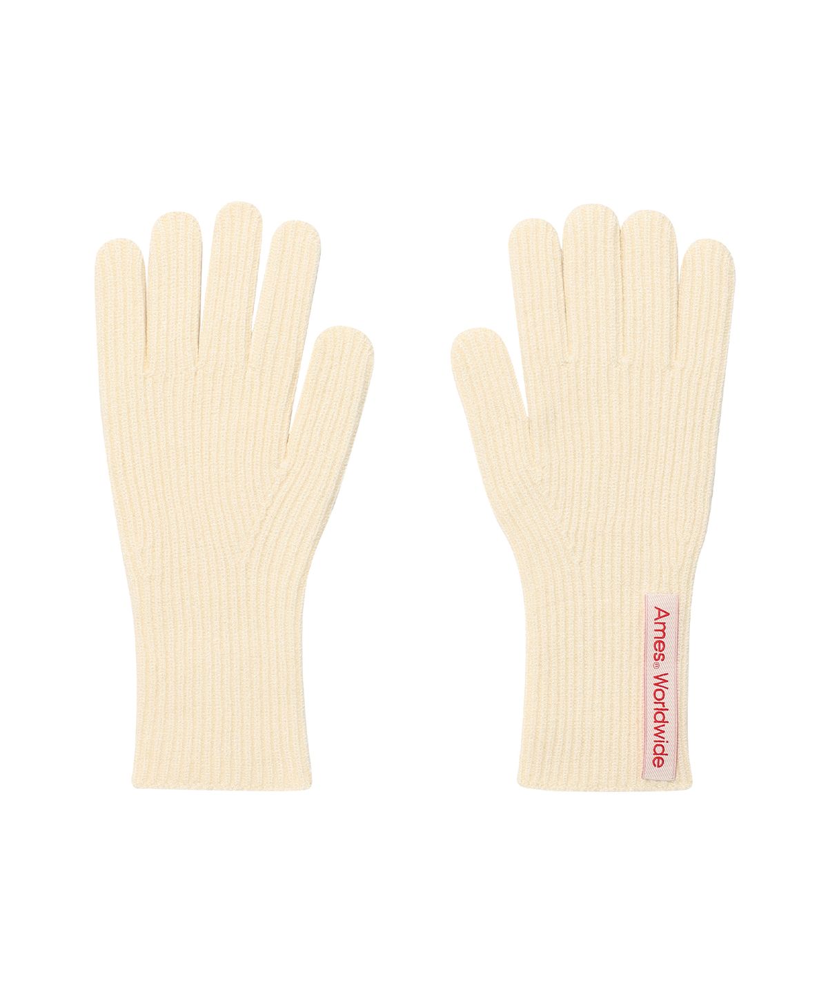 아메스 월드와이드(AMES-WORLDWIDE) KNIT GLOVES & MUFFLER SET IVORY
