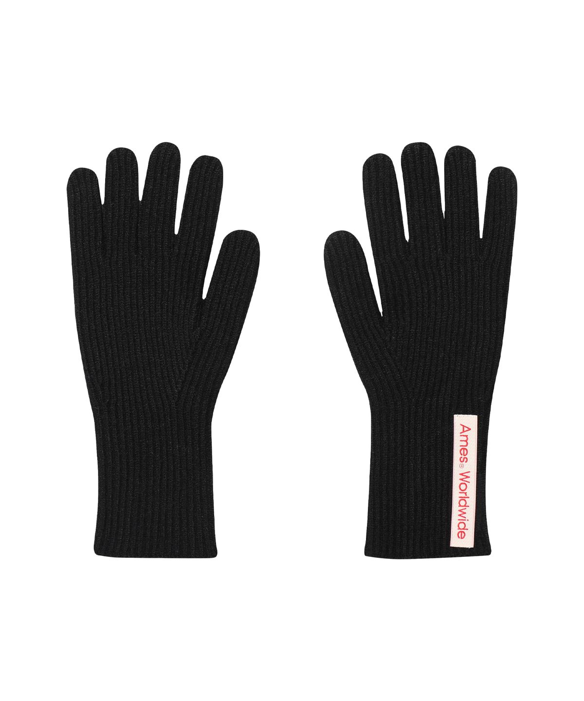 아메스 월드와이드(AMES-WORLDWIDE) KNIT GLOVES & MUFFLER SET BLACK
