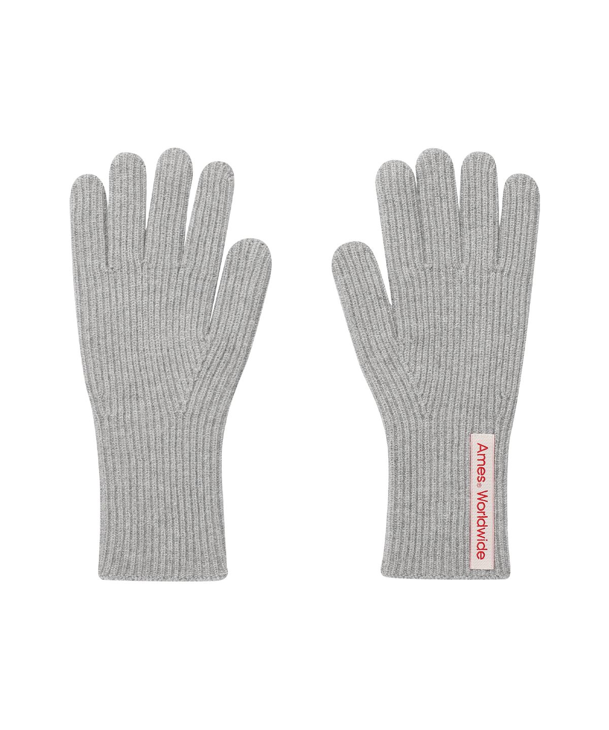 아메스 월드와이드(AMES-WORLDWIDE) KNIT GLOVES & MUFFLER SET GREY