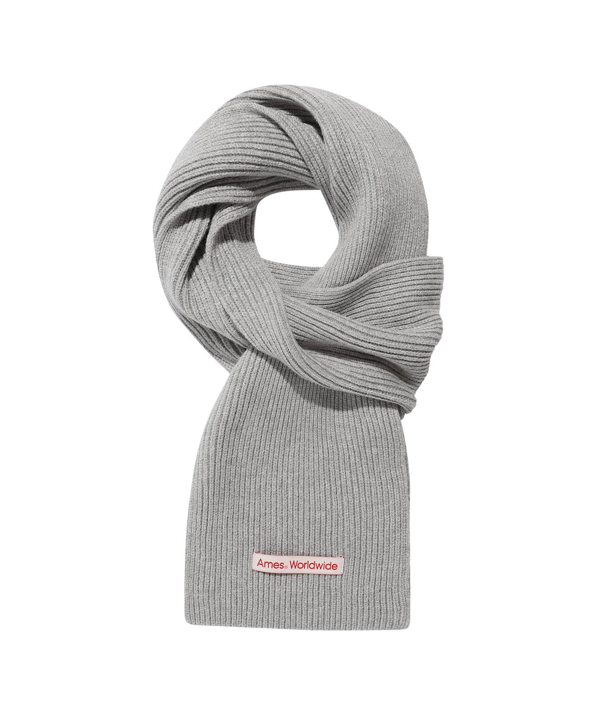 아메스 월드와이드(AMES-WORLDWIDE) KNIT GLOVES & MUFFLER SET GREY