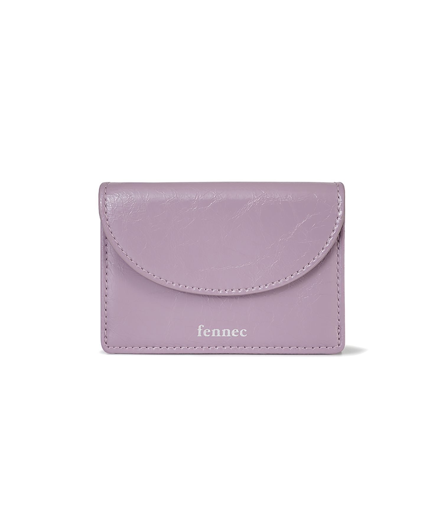 MUSINSA | fennec CRINKLE HALFMOON MINI WALLET - MAUVE
