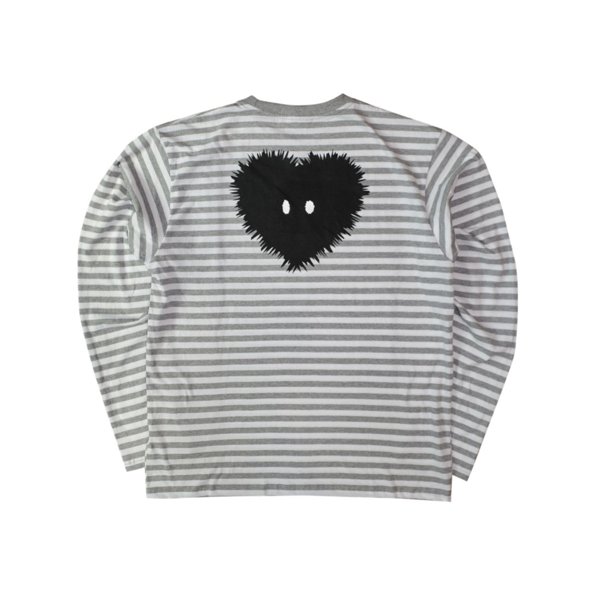 톰스벌스데이(TOM'S BIRTHDAY) LOVE ME Stripe Long T-shirts GREY