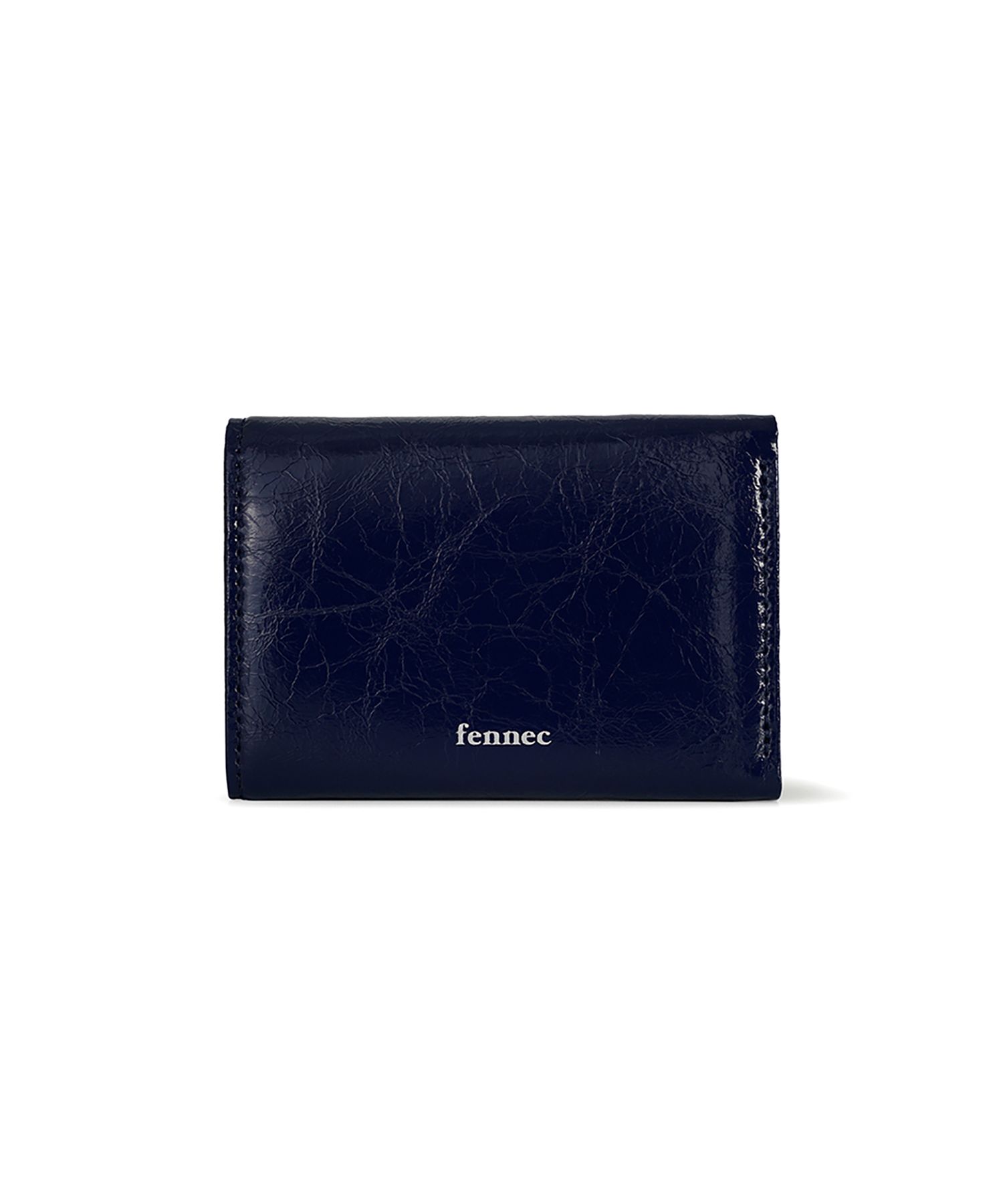 MUSINSA公式 | fennec CRINKLE TRIANGLE TRIPLE WALLET - NAVY BLUE
