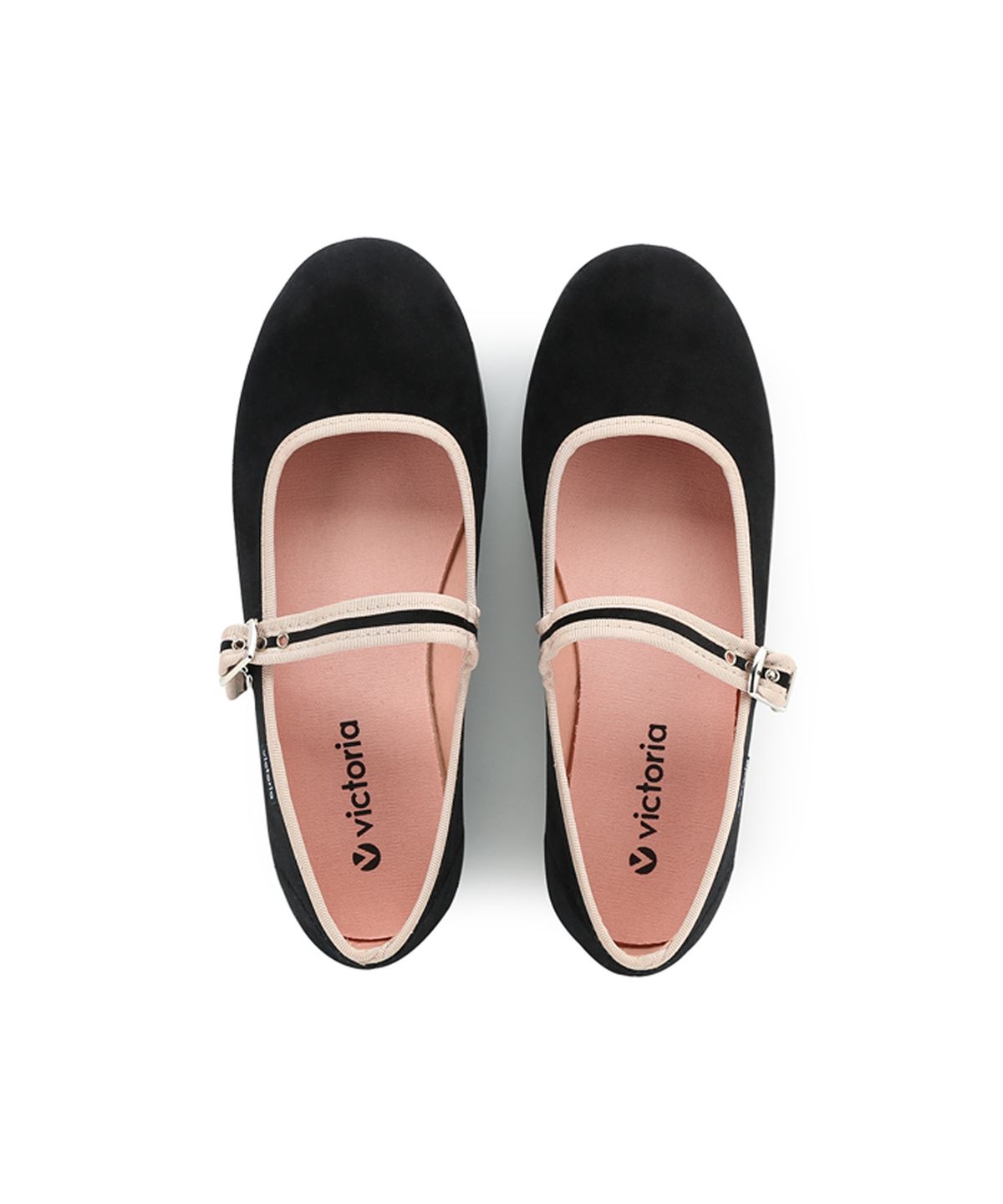 빅토리아 슈즈(VICTORIA SHOES) 쿵푸 벨벳 메르세데스 (1080116-NEGRO)