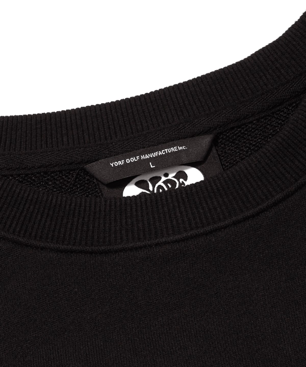 욜프(YORF) YORF CREWNECK ROLL&POP BLACK