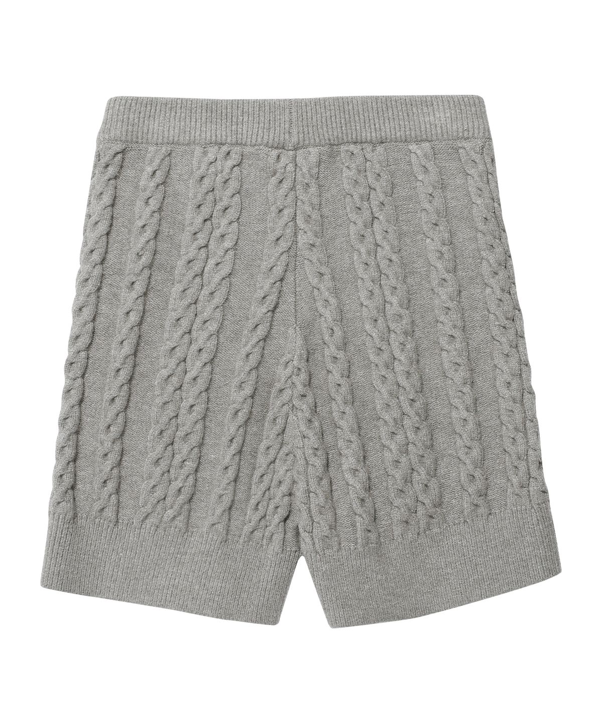 아메스 월드와이드(AMES-WORLDWIDE) CABLE KNIT SHORT PANTS GREY
