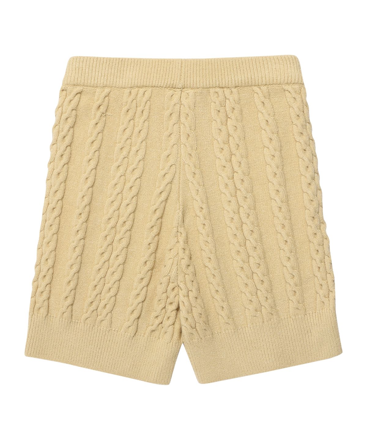 아메스 월드와이드(AMES-WORLDWIDE) CABLE KNIT SHORT PANTS CREAM