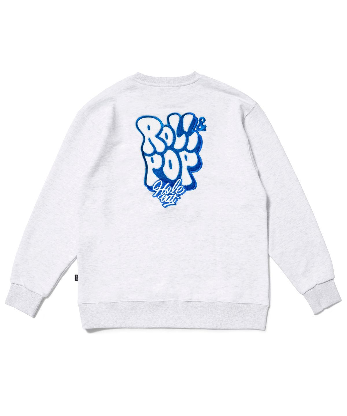 욜프(YORF) YORF CREWNECK ROLL&POP WHITE MELANGE