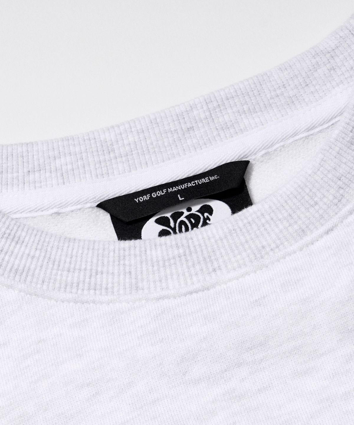 욜프(YORF) YORF CREWNECK ROLL&POP WHITE MELANGE