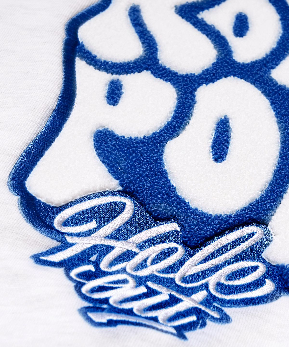 욜프(YORF) YORF CREWNECK ROLL&POP WHITE MELANGE