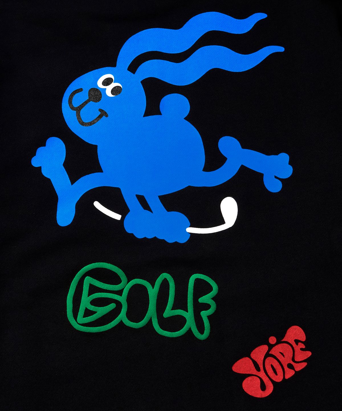 욜프(YORF) YORF CREWNECK B RABBIT BLACK