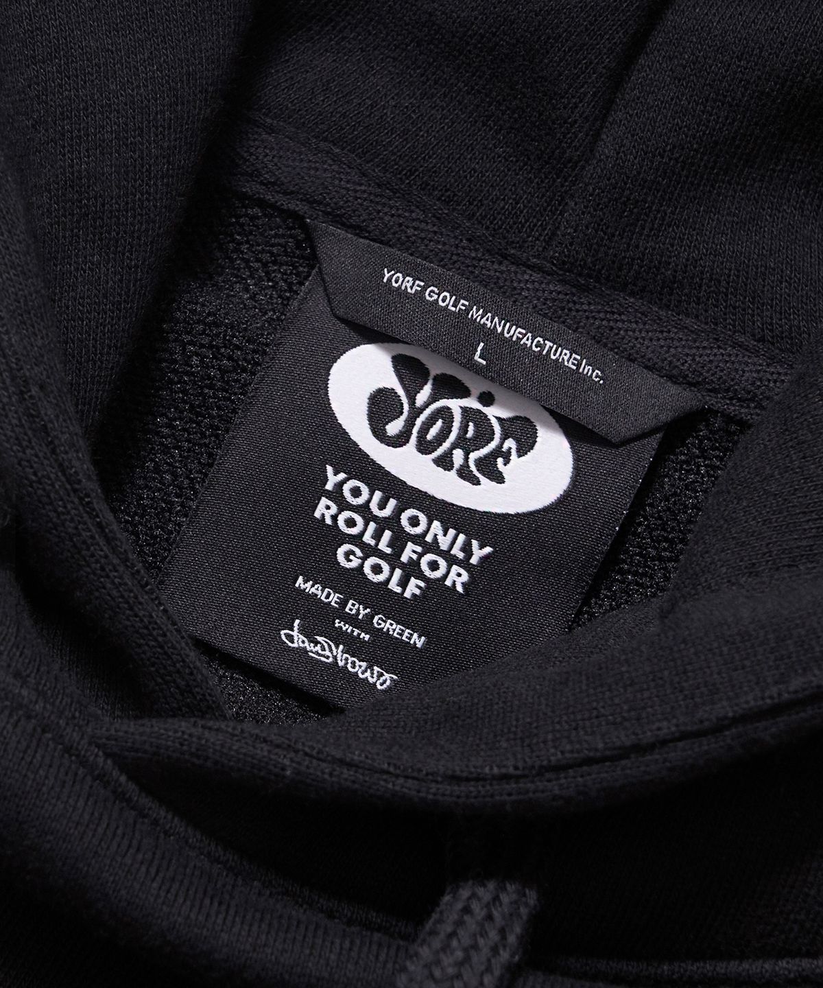 욜프(YORF) YORF HOODIE BUBBLE BLACK