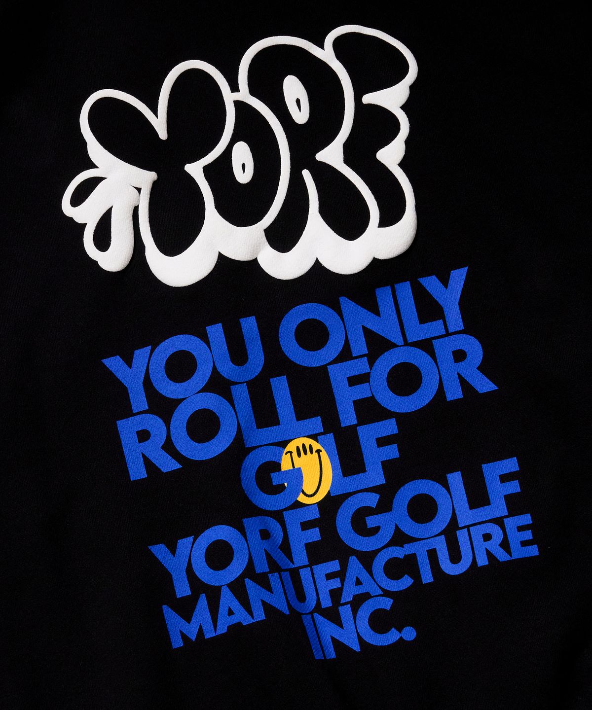 욜프(YORF) YORF HOODIE BUBBLE BLACK