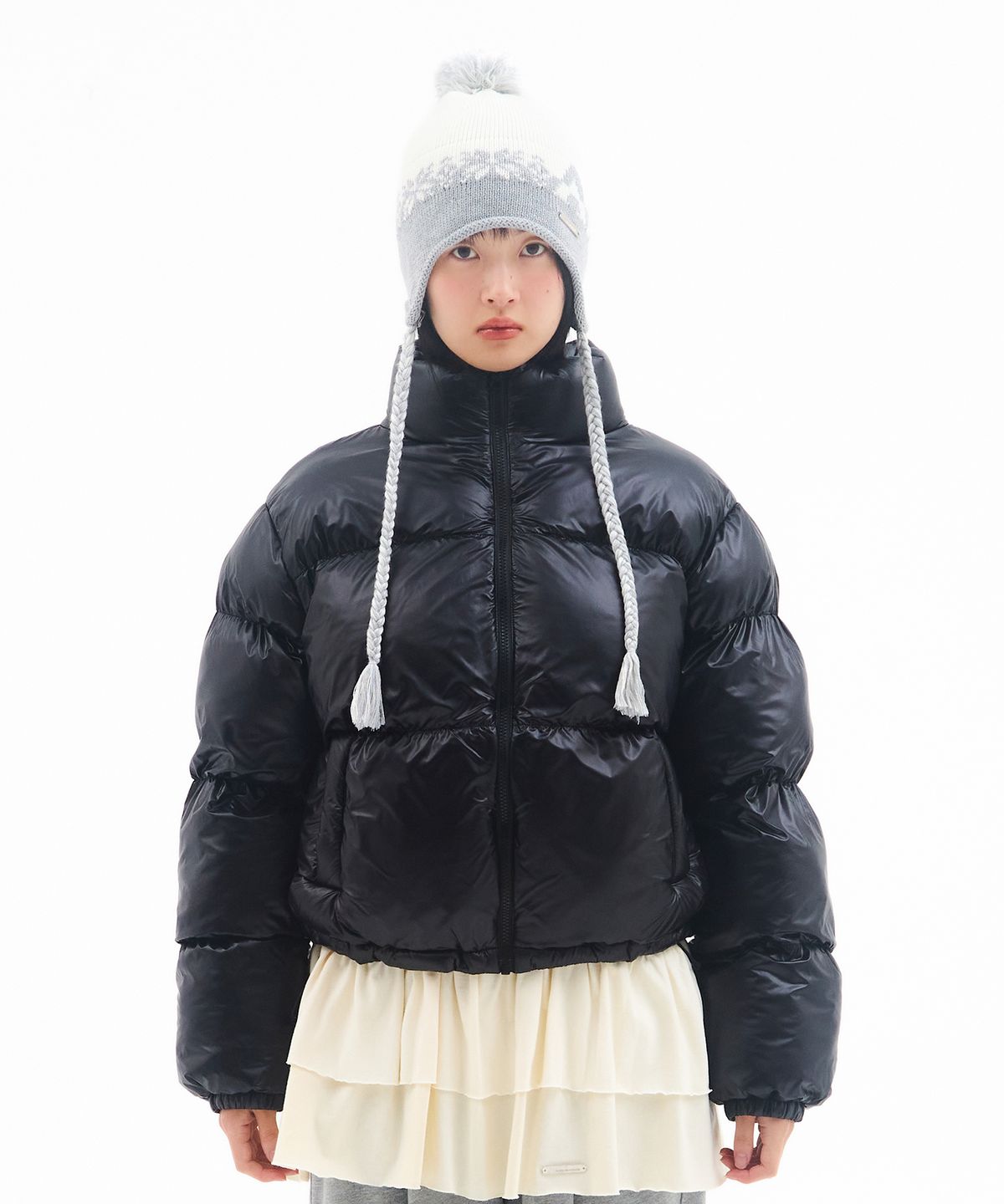 아메스 월드와이드(AMES-WORLDWIDE) AMES CROP PUFFER PADDING (7COLOR)