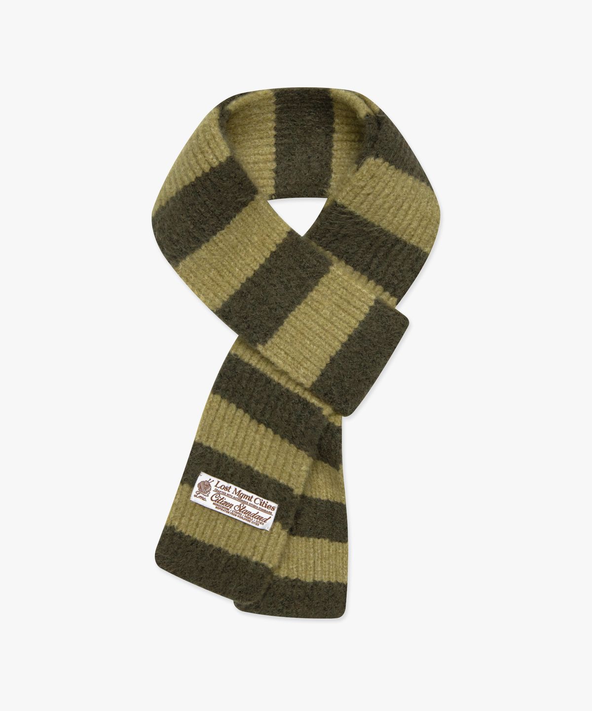 엘엠씨(LMC) STRIPE MUFFLER olive