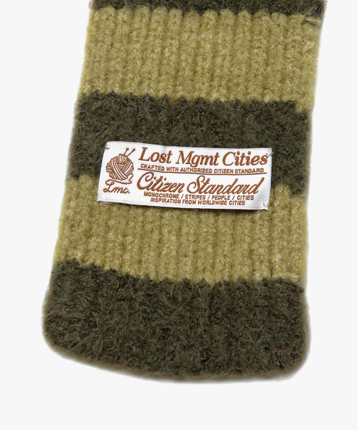 엘엠씨(LMC) STRIPE MUFFLER olive