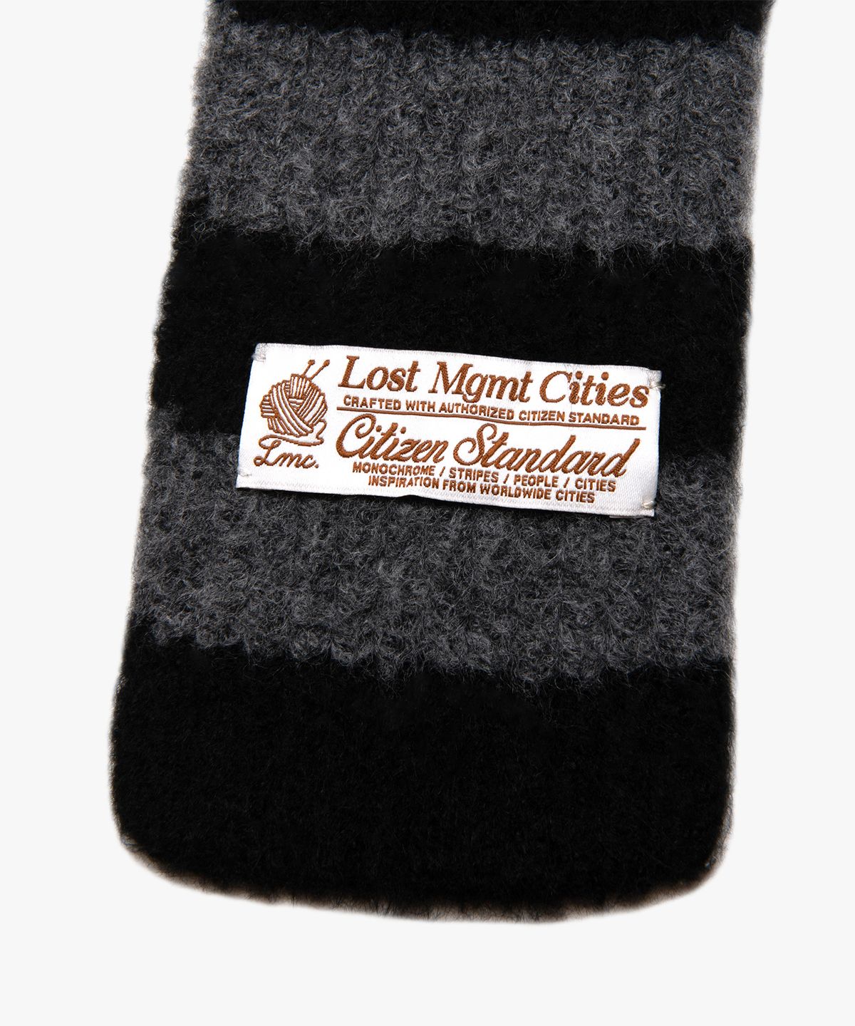 엘엠씨(LMC) STRIPE MUFFLER black