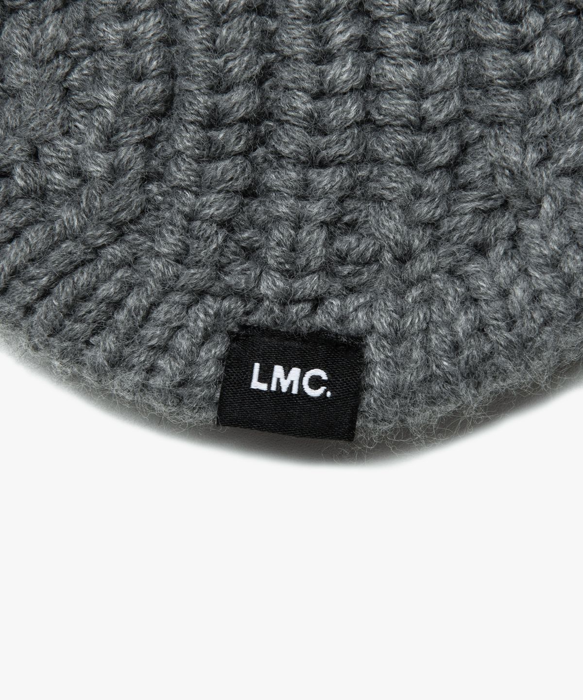 엘엠씨(LMC) GLOBE KNIT EARFLAP BEANIE heather gray
