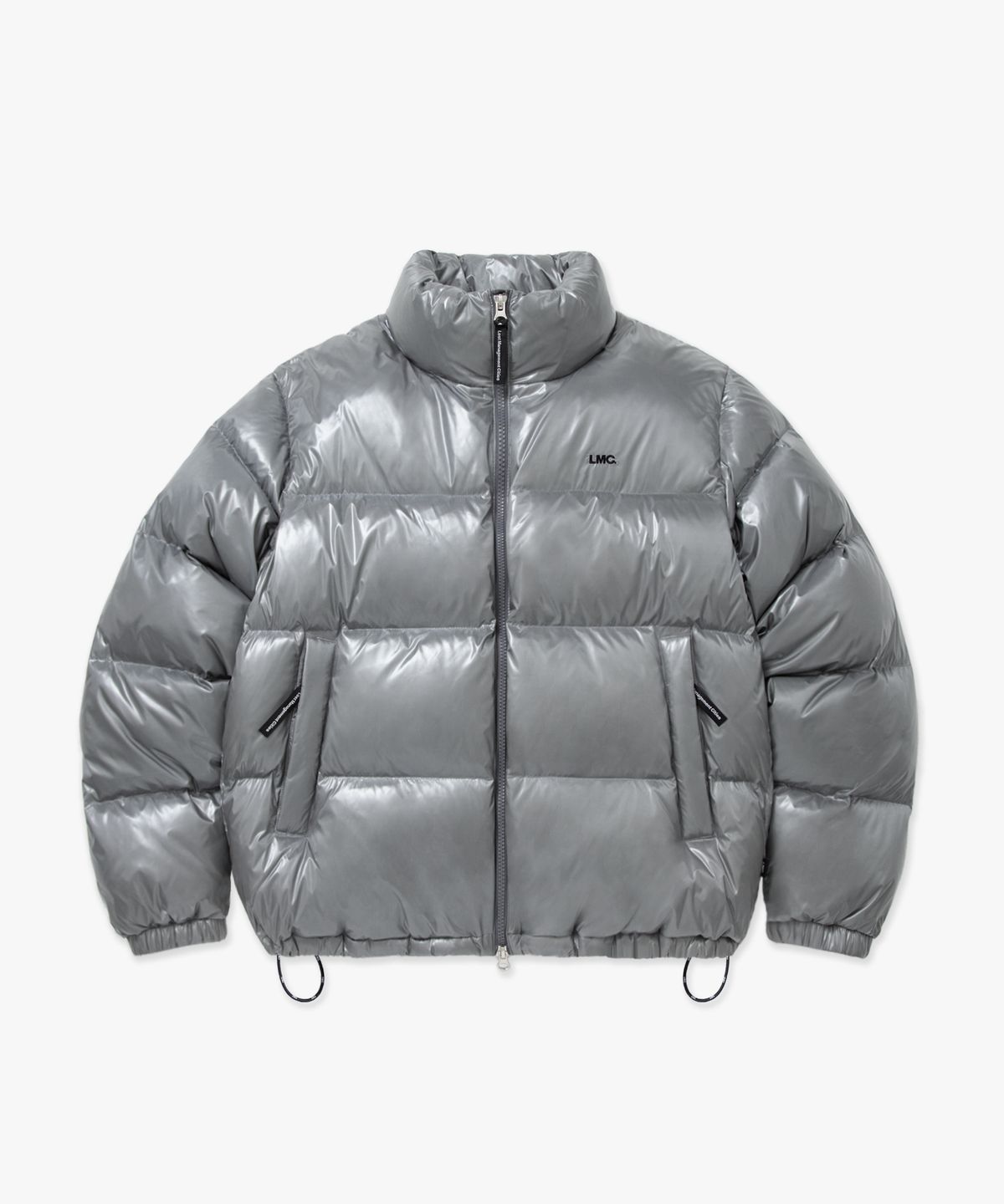 엘엠씨(LMC) OG GLOSSY PUFFER DUCK DOWN PARKA gray