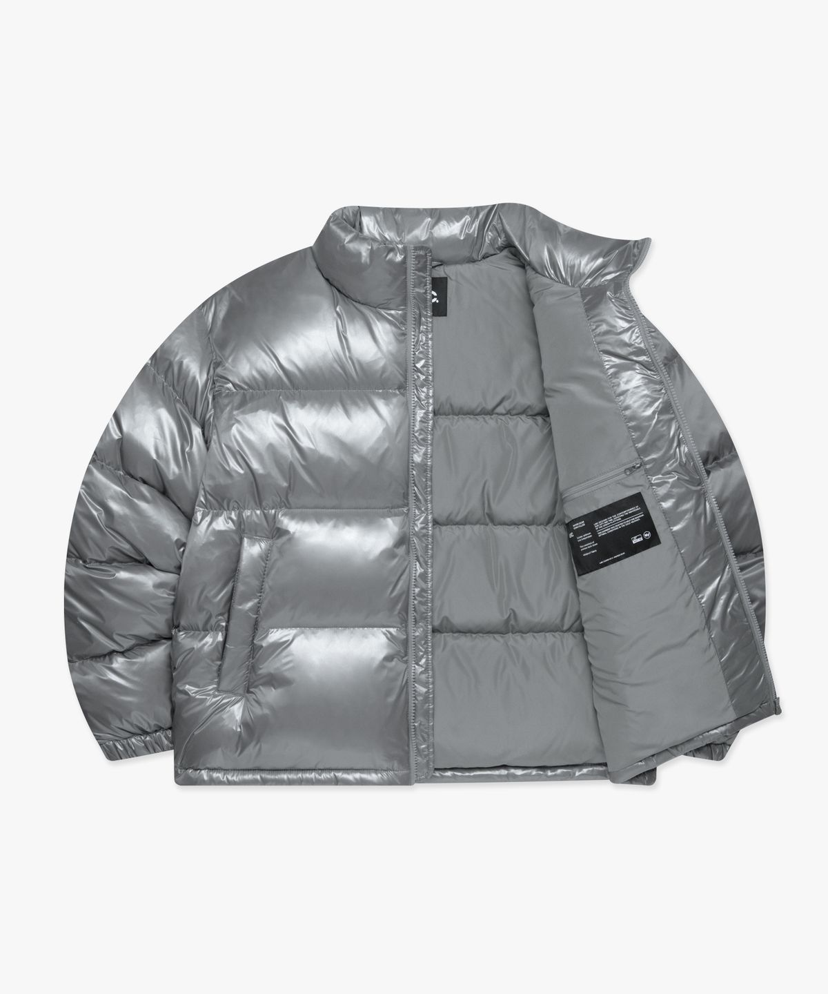 엘엠씨(LMC) OG GLOSSY PUFFER DUCK DOWN PARKA gray