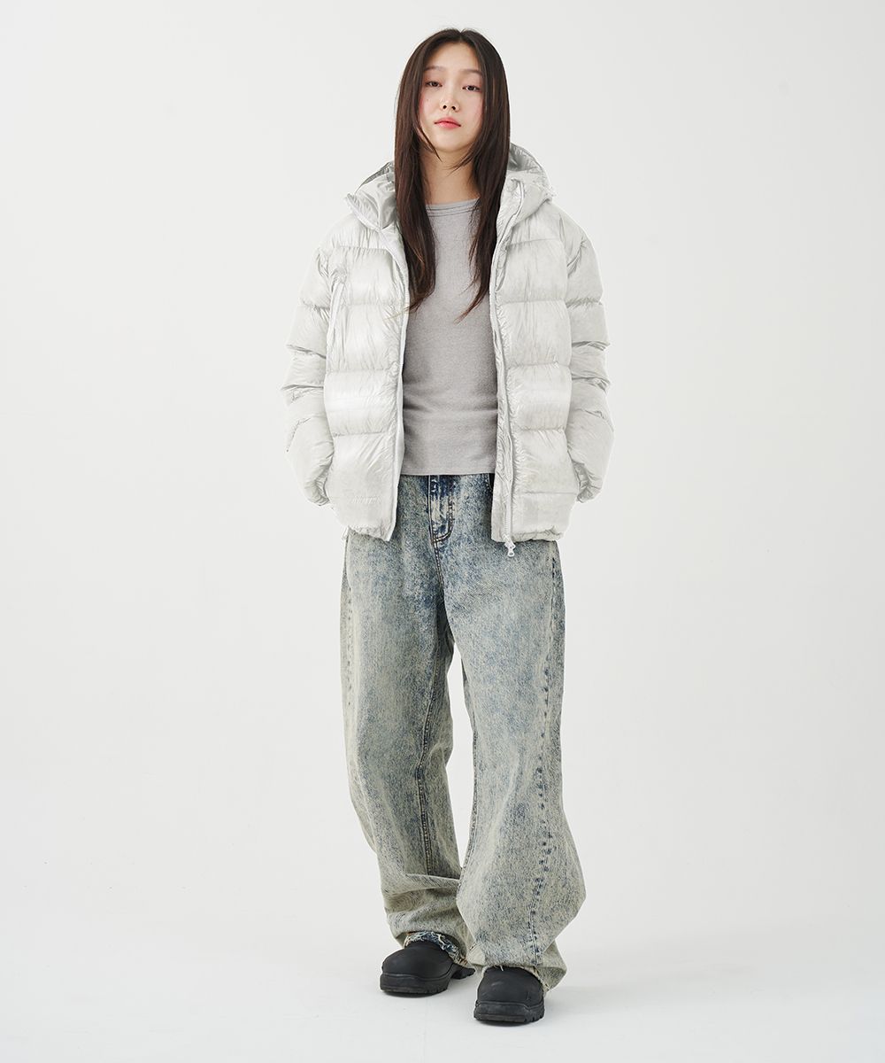 近年モデル✨人気横段デザイン✨パステルミンク Aライン コート 軽量毛皮 M 近年人気モデル コペンハーゲン ブルーアイリス ミンク コート