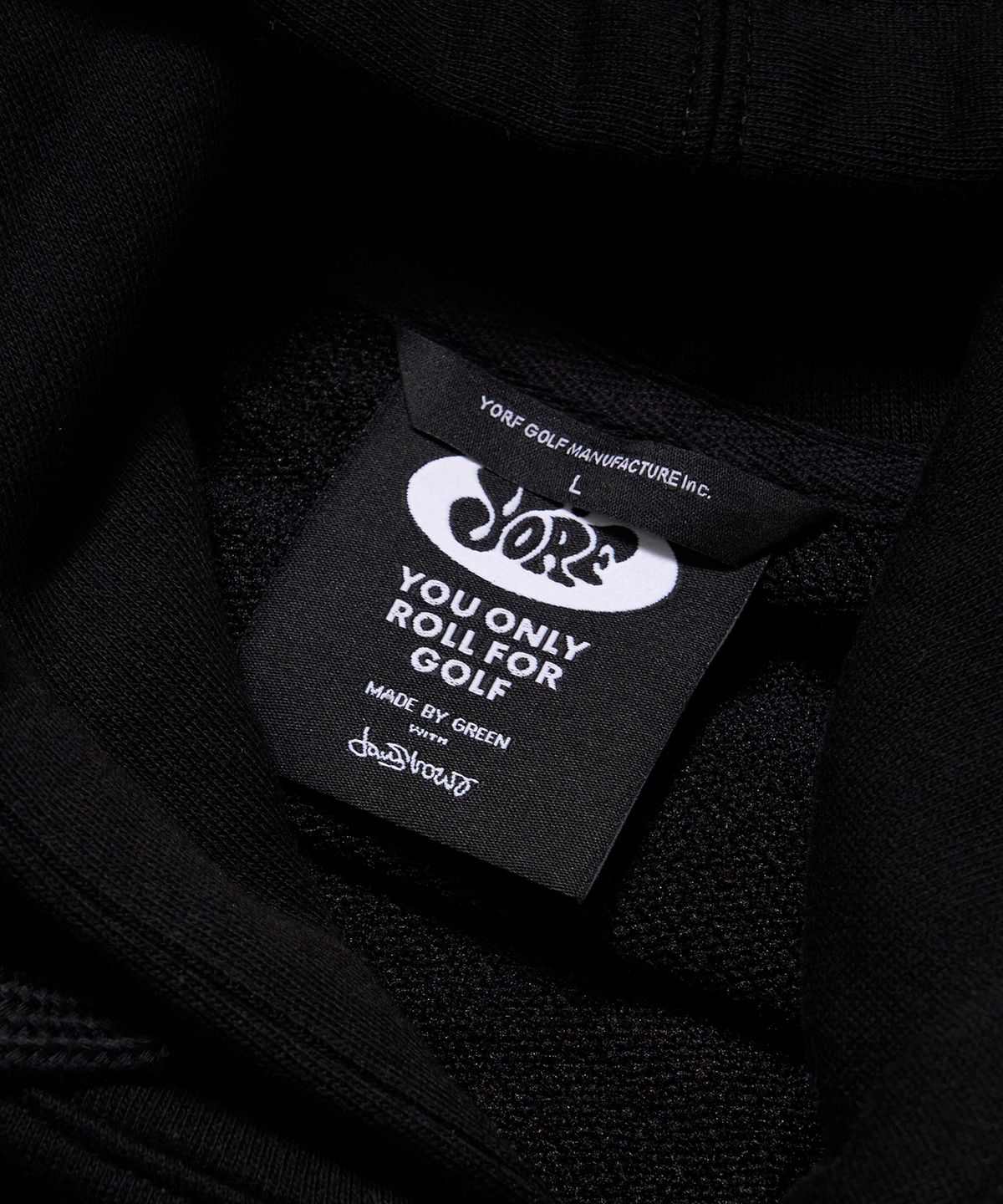 욜프(YORF) YORF HOODIE GOTHIC BLACK