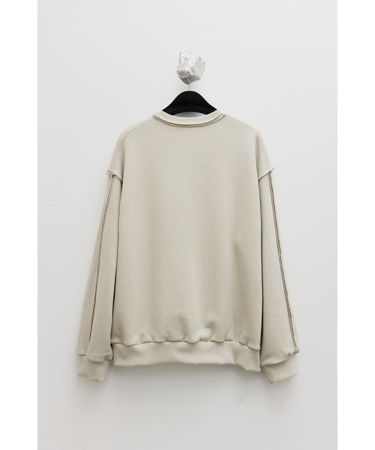 유스(YOUTH) Cut-off Sweatshirt - Beige