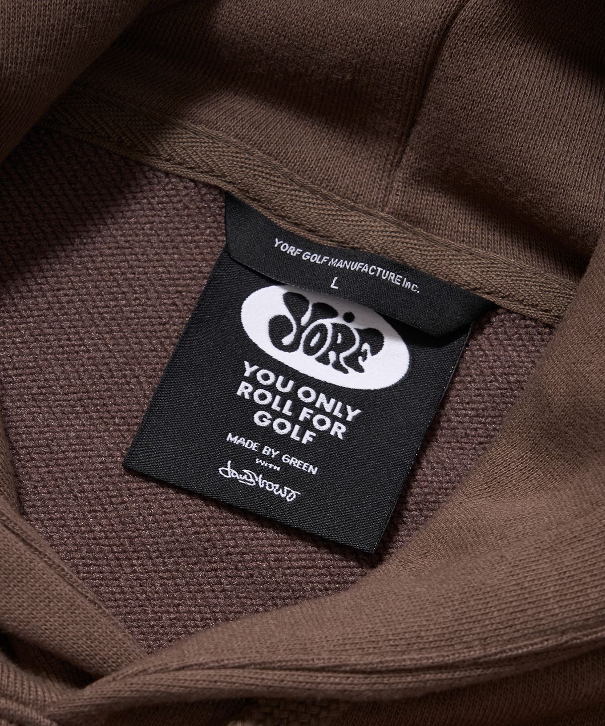 욜프(YORF) YORF HOODIE GOTHIC BROWN