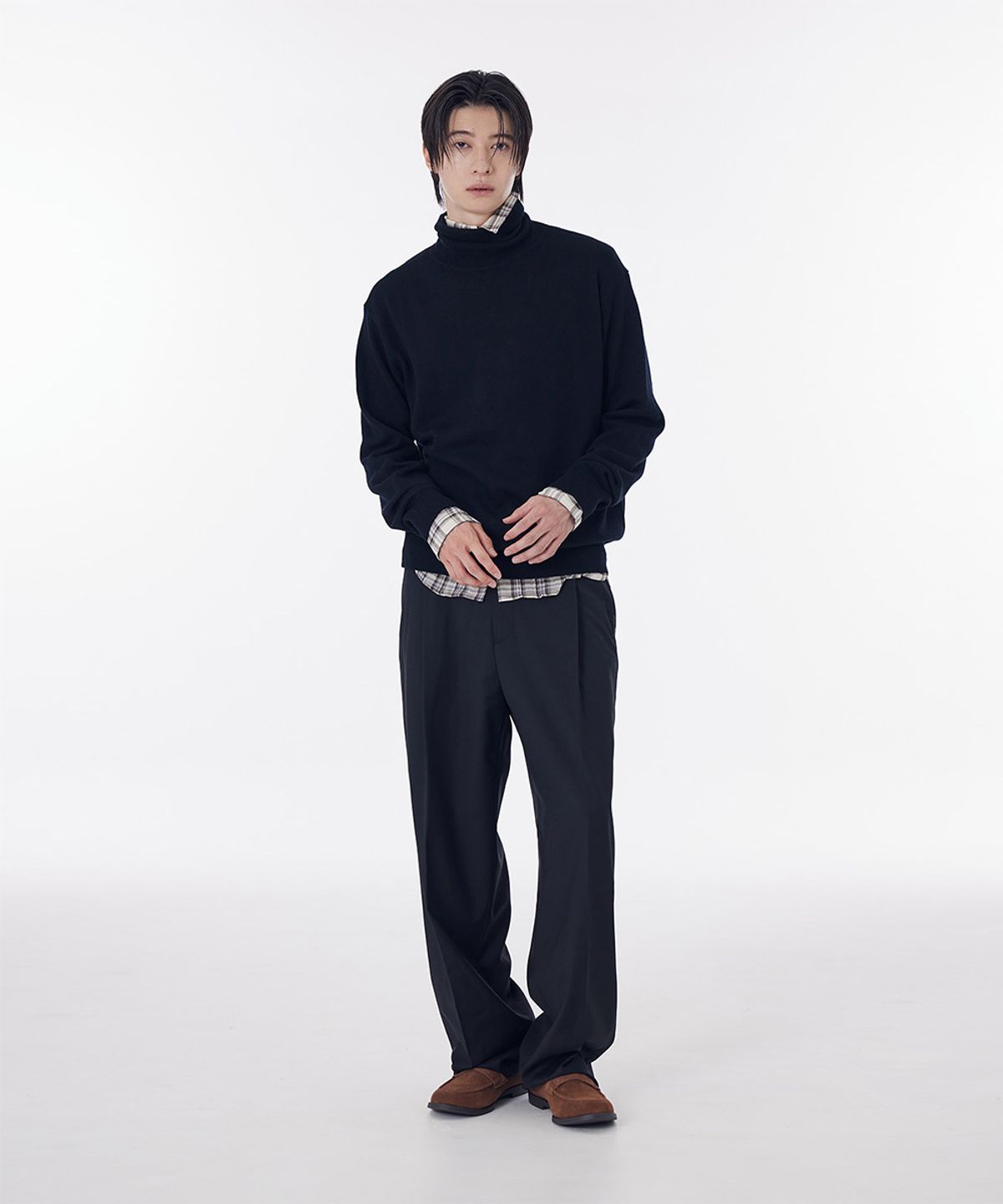 시에클(SIECLE) 에센셜 터틀넥 니트 (블랙)