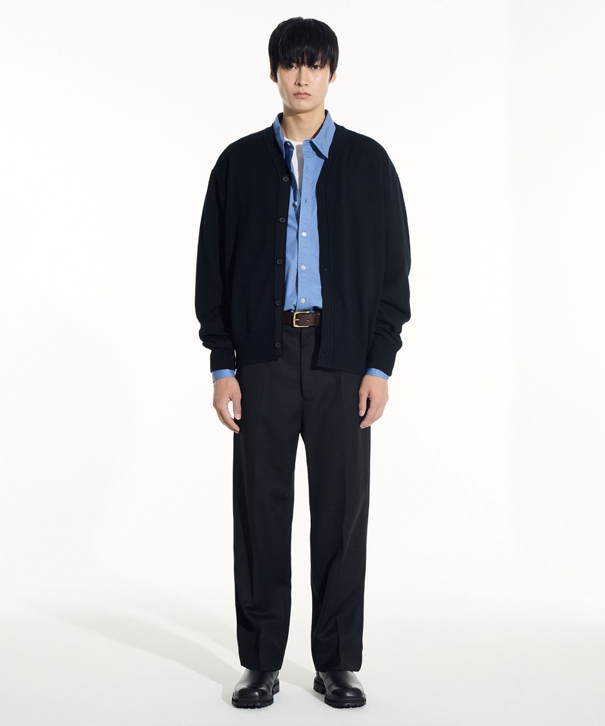 시에클(SIECLE) 컴포트 브이넥 가디건 (블랙)