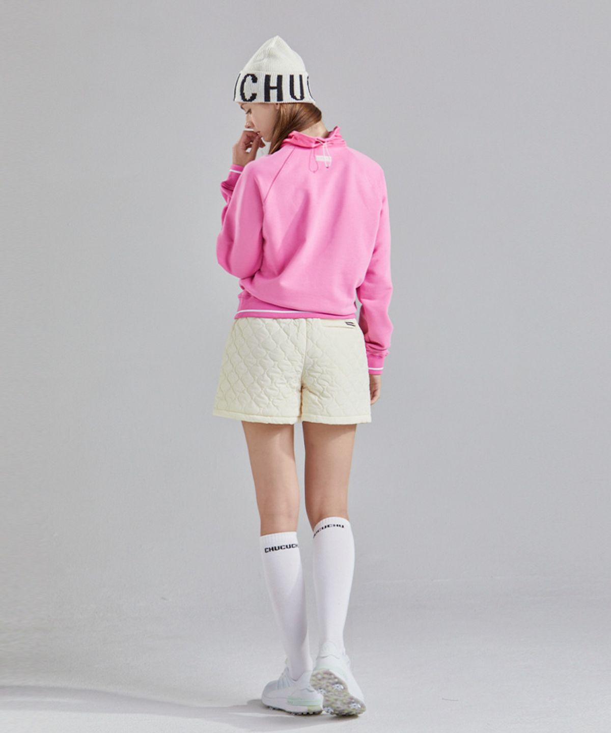 츄쿠츄(CHUCUCHU) CBDFW-PT002W 퀼팅 숏 팬츠
