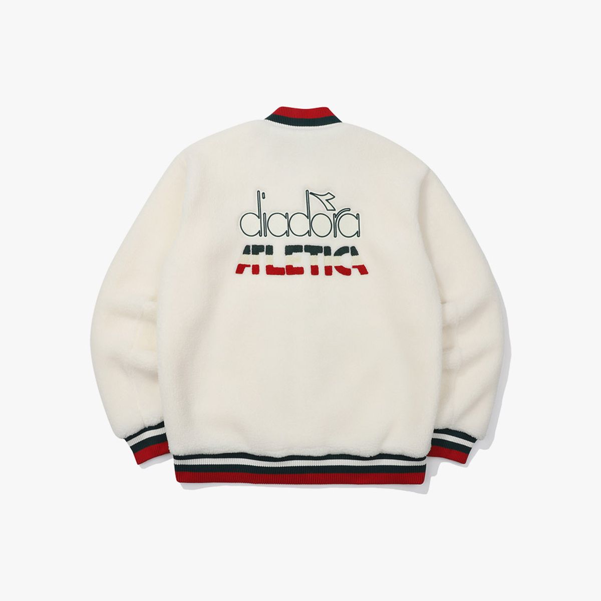 디아도라(diadora) 아틀레티카 플리스 자켓 IVORY