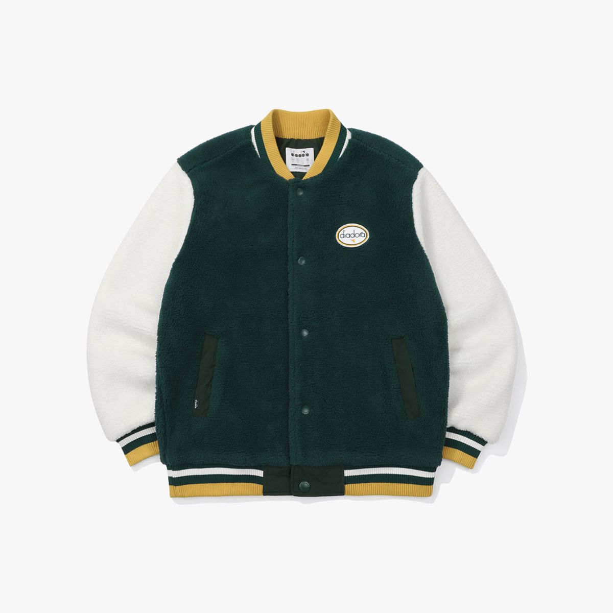 디아도라(diadora) 아틀레티카 플리스 자켓 GREEN