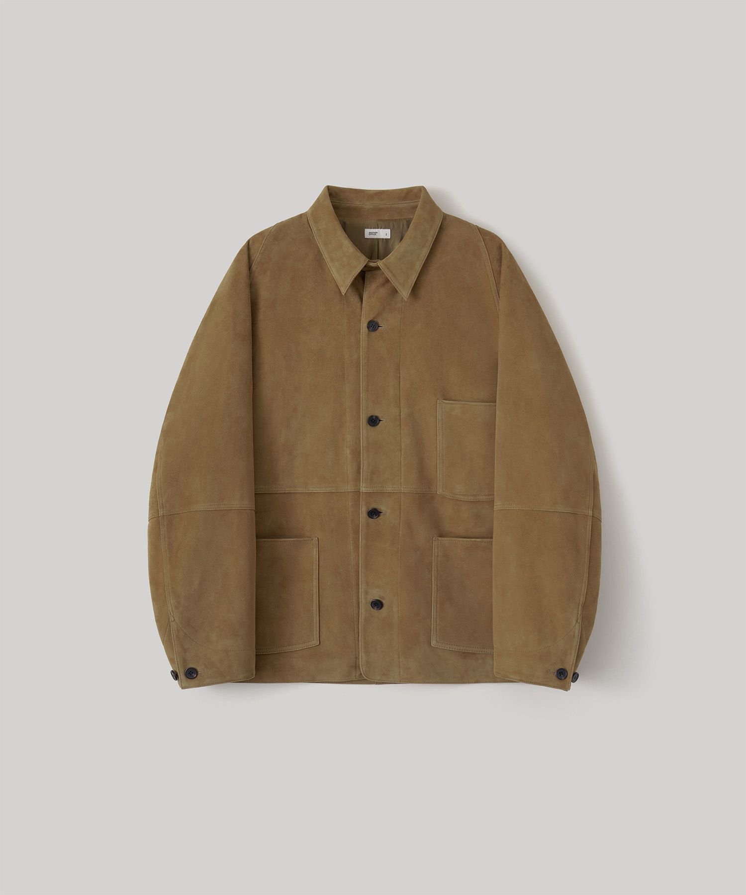 MUSINSA公式 | ANOTHER OFFICE Leather Coverall Jacket (Camel)