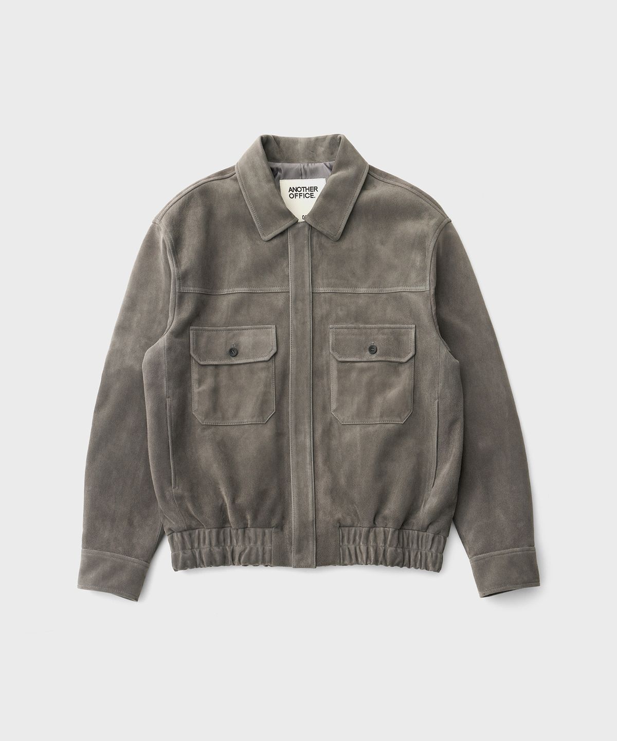어나더 오피스(ANOTHER OFFICE) Leather Habana Blouson (Concrete)