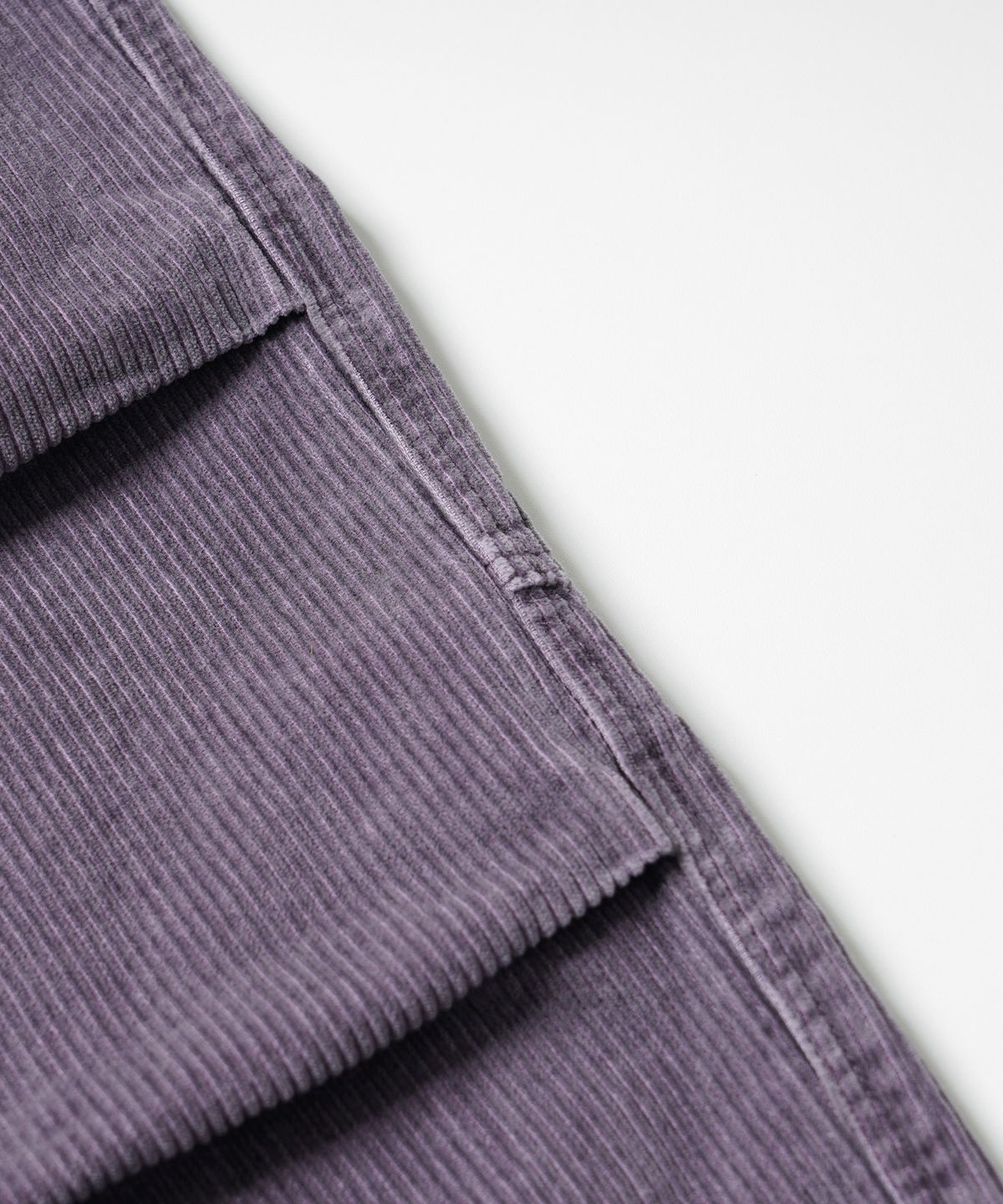 프리즘웍스(FRIZMWORKS) CORDUROY BANDING WIDE FATIGUE PANTS _ RED BEAN