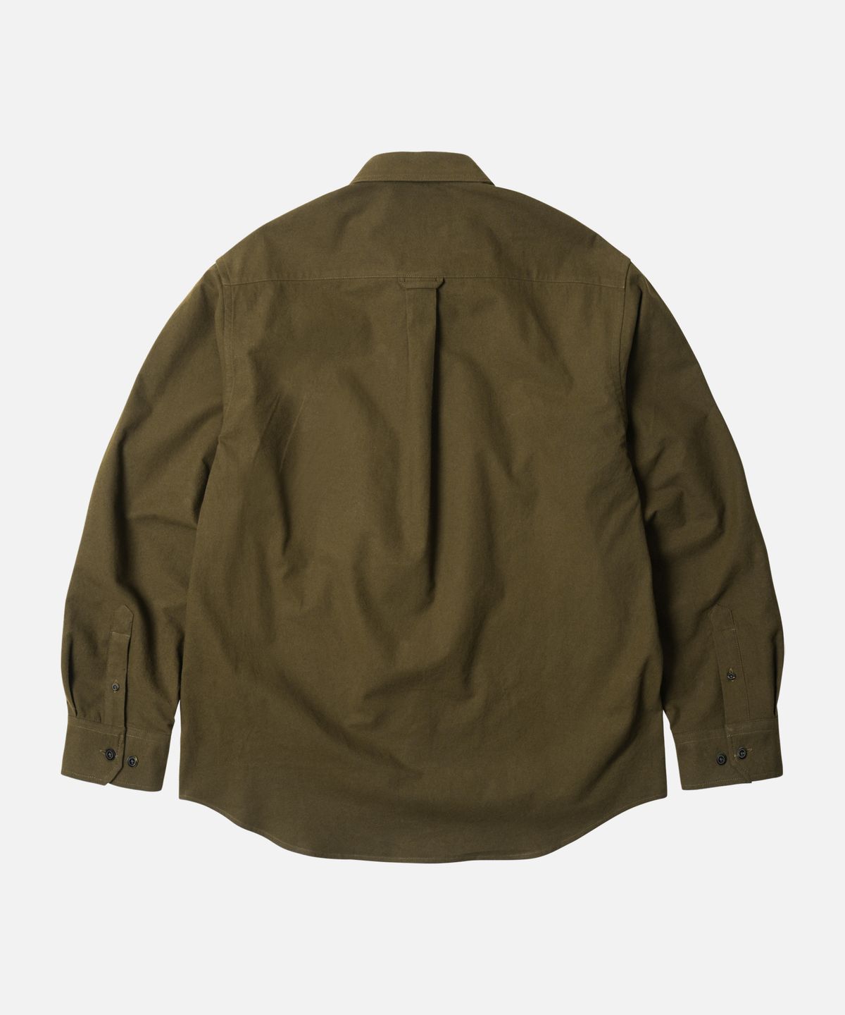 프리즘웍스(FRIZMWORKS) FLANNEL FRENCH SHIRT _ OLIVE