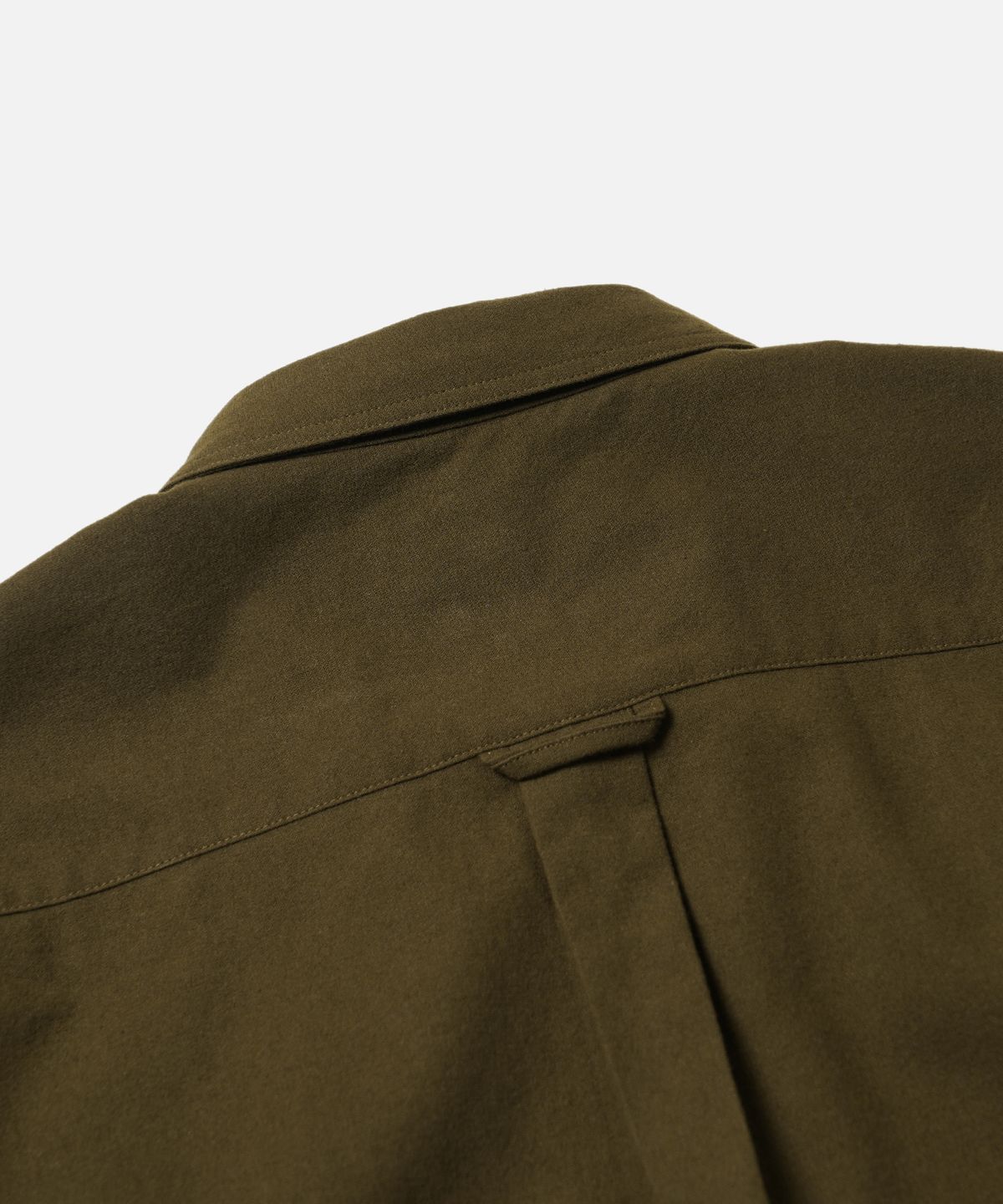 프리즘웍스(FRIZMWORKS) FLANNEL FRENCH SHIRT _ OLIVE